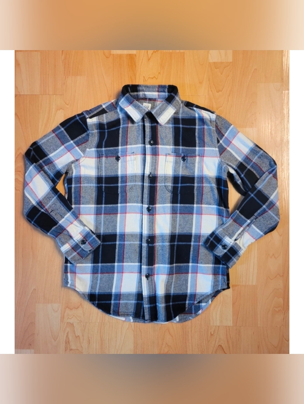 BUNDLE & SAVE Gap Kids plaid flannel shirt